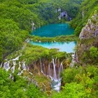 View of Plitvice Lakes National Park in Croatia