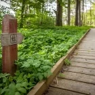 Sign in Kabli Nature Trail, Estonia