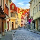 Street in Tallinn, Estonia