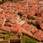 Aerial of Comus in France