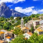 Evisa on the island of Corsica