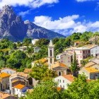 Mountain village of Evisa on the island of Corsica