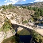 Albertacce Bridge on the island of Corsica