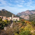 Mountain village on the island of Corsica