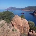 Porto on the island of Corsica