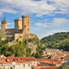 Foix Castle & Ariege town in France