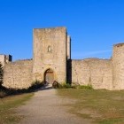 Puivert Castle on the route of the Cathar Footpath in France