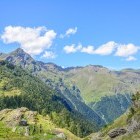 Panorama of the Pyrenees near Luchon in France