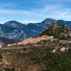 The village of Sainte Agnes in France