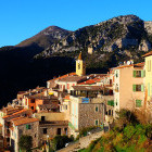 Sainte Agnes hillside in France