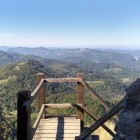 Viewing platform at Montsegur Castle in France