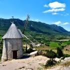 Windmill along the Cathars footpath in France