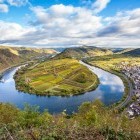 Calmont loop in the Mosel River in Germany