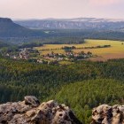 Koenigstein and Elbe Valley in Germany