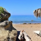 Arkoudillas beach in Corfu