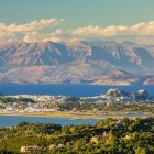 View from Agii Deka of Corfu Town on the Greek island of Corfu