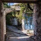 Kalami abandoned village on the Greek island of Corfu