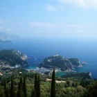 View of Paleokastritsa Bay from Bella Vista, Corfu