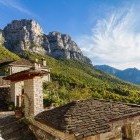 Mountain village of Mikro Papigko in Greece