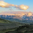 Eyjafjallajökull and Mýrdalsjökull glaciers in Iceland