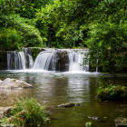 Monte Gelato Waterfalls near Mazzano Romano.