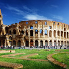 The Colosseum in Rome. 