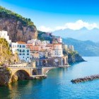 Amalfi coastline in Italy
