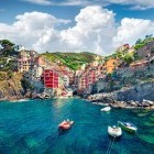 Riomaggiore in the Cinque Terre, Italy