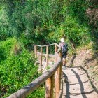 Hiking trail from Corniglia to Vernazza in the Cinque Terre, Italy