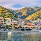 Colourful houses at Monterosso al Mare in Italy