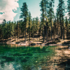 Lago Ghedina in the Dolomites, Italy