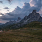 Giao Pass in the Dolomites, Italy