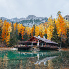 Lago Ghedina in the Dolomites, Italy