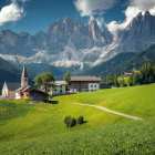 Santa Maddalena in the Dolomites, Italy