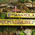 Signpost for the Cinque Terre trail