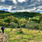 Hiking near Bolsena's Lake.