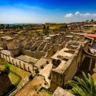 Ruins of Herculaneum in Italy