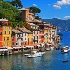 Colourful houses of Portofino in Italy