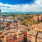 The city of Siena.