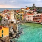 Colourful buildings of Vernazza in Italy
