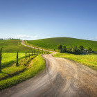 The Via Francigena route near Monteroni d'Arbia.