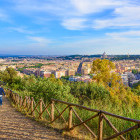 The view of Rome from Mont Mario Natural Reserve.