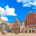 Ratslaukum's Square in Riga, Latvia