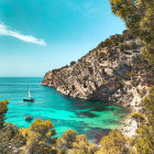 Cala Blanca coast in Majorca