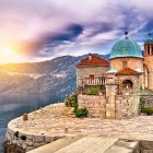 Our Lady of the Rocks Church in Kotor Bay, Montenegro
