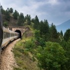 Train to Podgorica in Montenegro