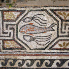 Mosaic in Heraclea Lyncestis, North Macedonia