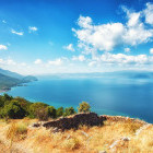 Lake Ohrid from Galicica National Park, North Macedonia