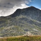 View of Bitihorn Mountain in Norway