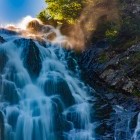 Balea Cascada Waterfall in Romania